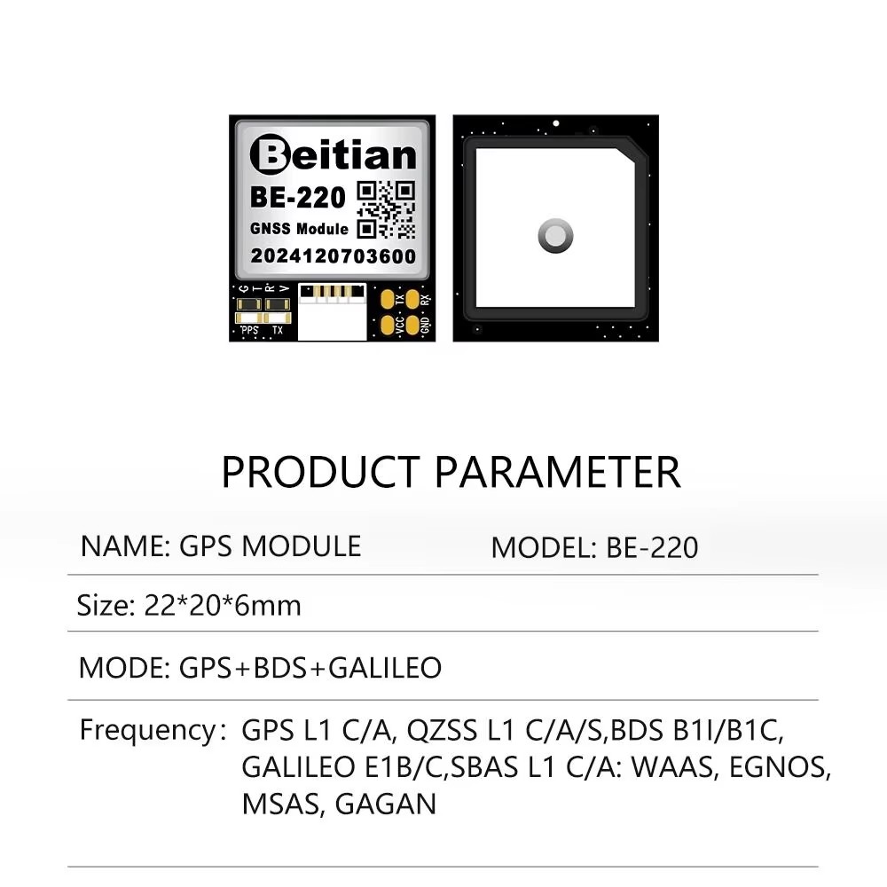 Drone Battery Plate - Modulo GPS Beitian BE-180 BE-220 BE-280