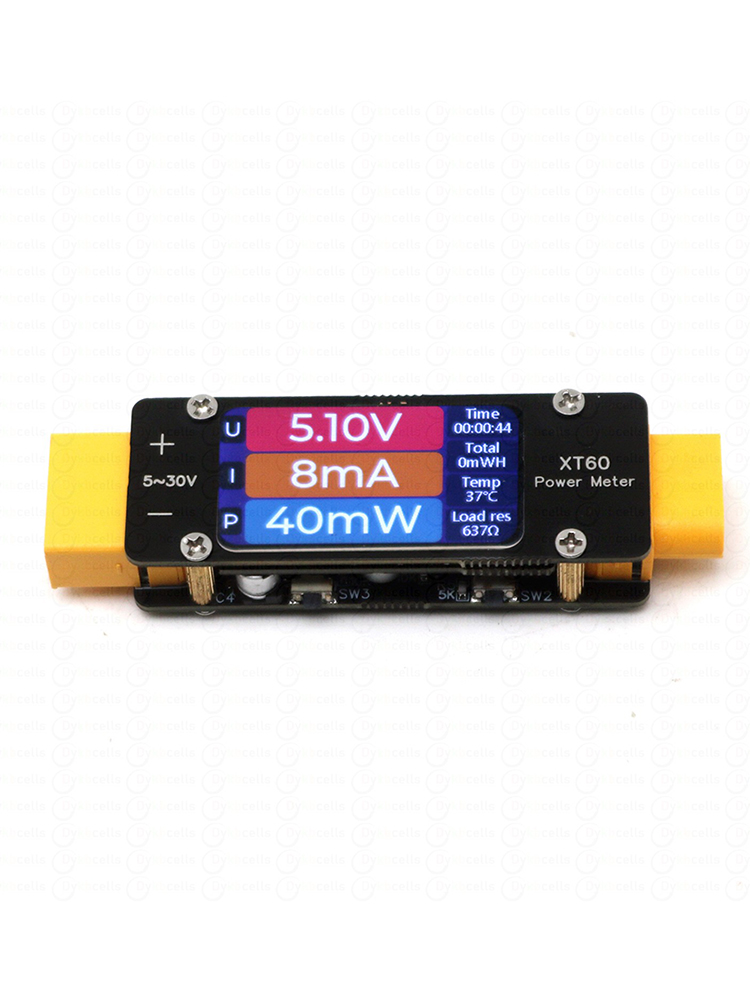 Drone Battery Voltage Checker - 2mA-64A DC XT60 Amperometro Misuratore di