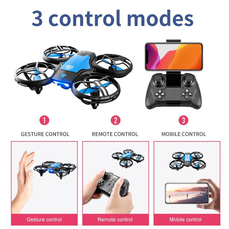 Nuovo Mini Drone V8 con Teleca - Drone Battery Box recensione e prezzo
