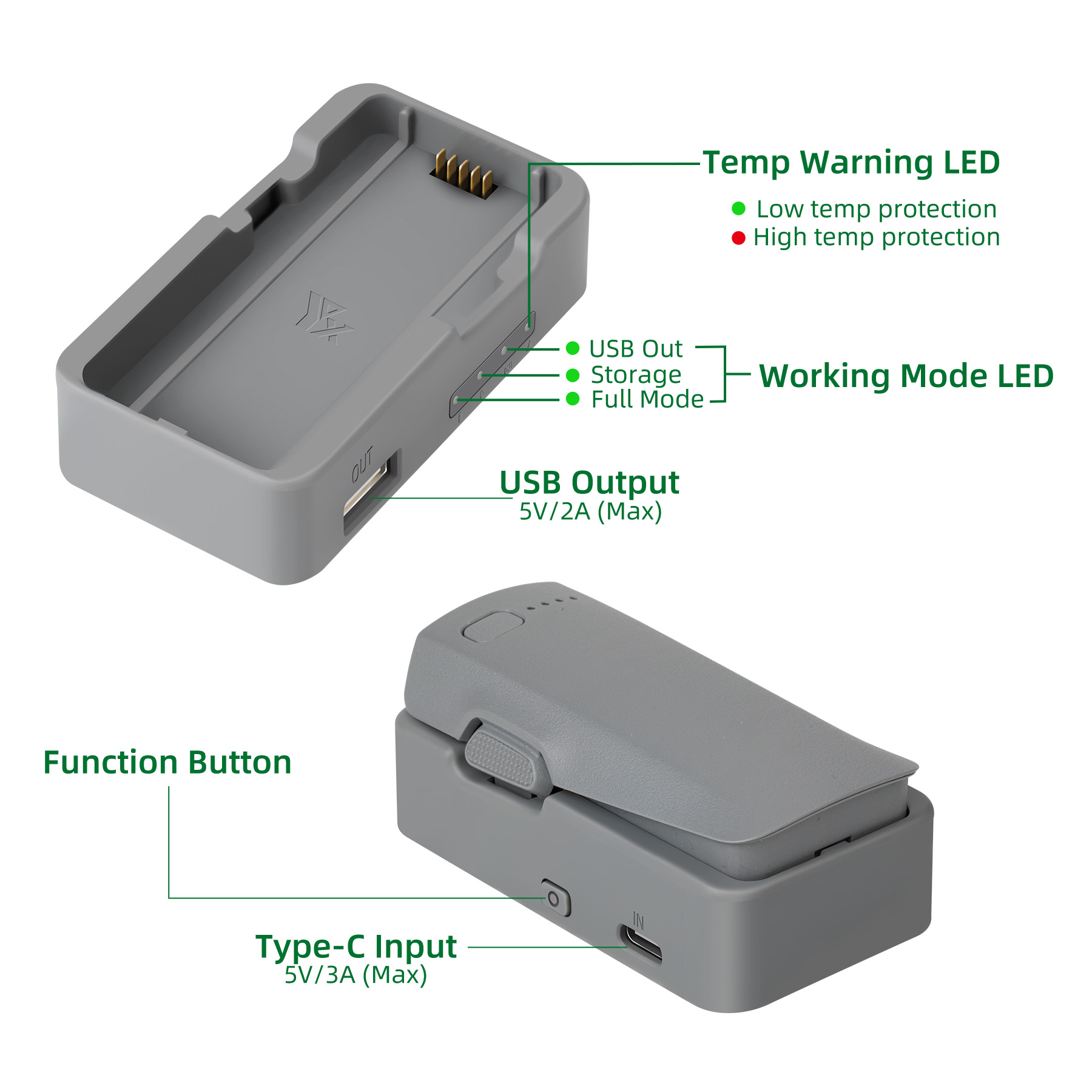 Caricabatterie USB per Drone D - Drone Battery Balance Charger recensione e prezzo