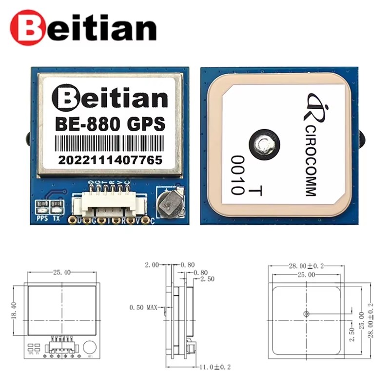 Modulo GPS Beitian BE-180 BE-2 - Drone Battery Plate recensione e prezzo