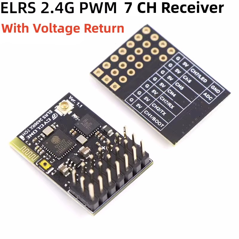 ELRS 2.4G PWM 7CH 6CH CRSF ric - Drone Battery Plate recensione e prezzo