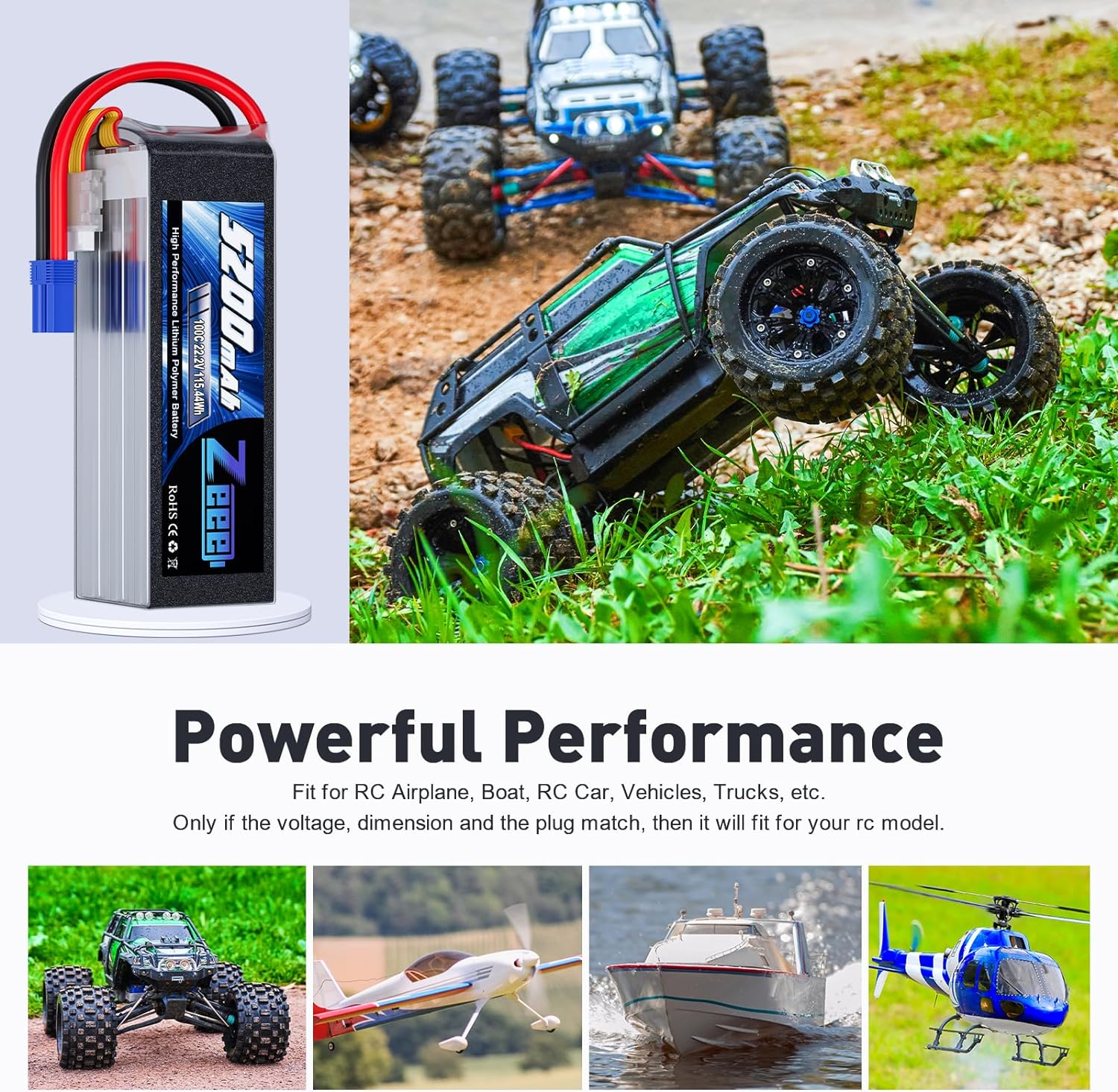 Zeee 6S 5200mAh Lipo batteria  - Drone Battery 6S recensione e prezzo